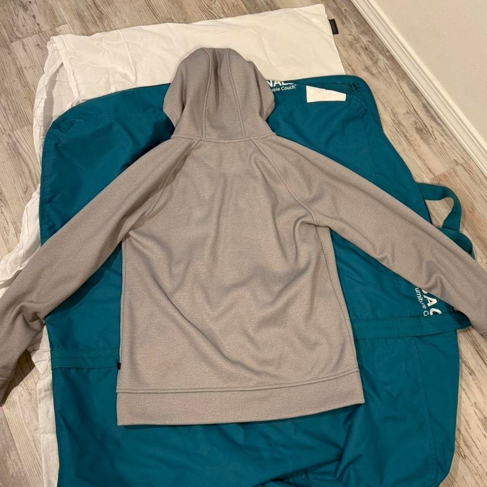 Burton DryRide Full Zip Hoodie – Men's XL Gray Red Logo - Picture 4 of 4